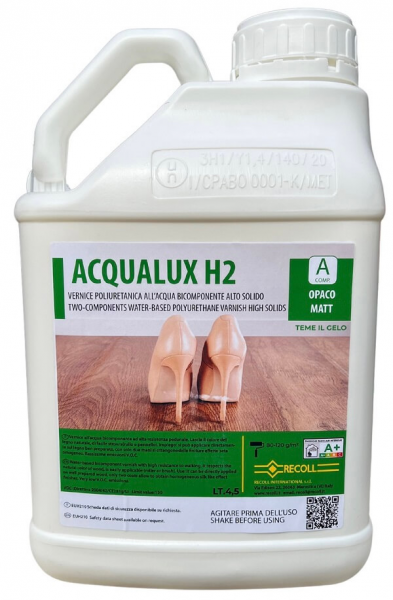 Лак для паркета Recoll ACQUALUX SPECIAL H2 OPACO (MATT) 5(4,5+0,5)л (матовый) фото #1
