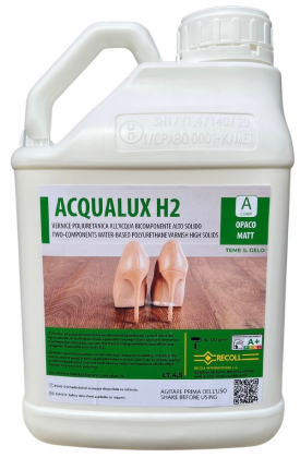 Лак для паркета Recoll ACQUALUX SPECIAL H2 OPACO (MATT) 5(4,5+0,5)л (матовый) фото #1